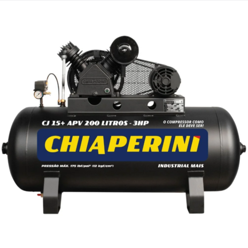 Compressor Chiaperini 15 pés 200 Litros Monofásico